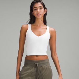 white lululemon align tank